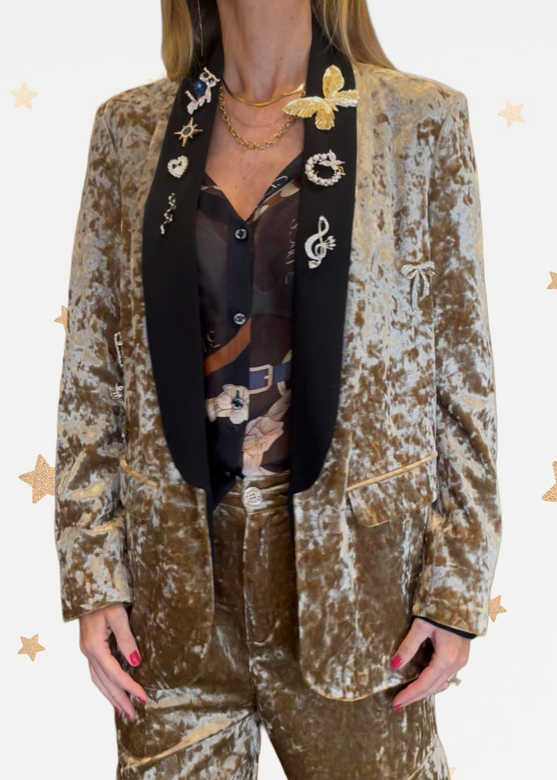 Velvet Chic Blazer