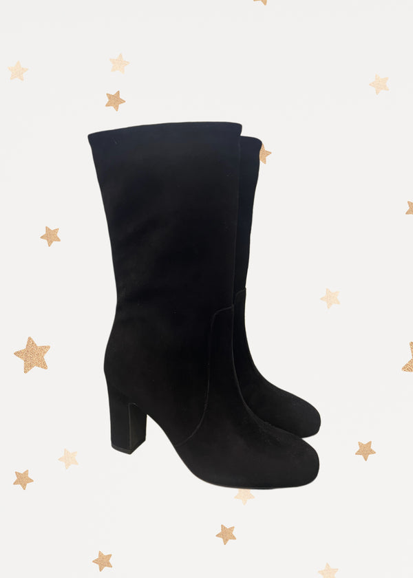 Black Suede Boots