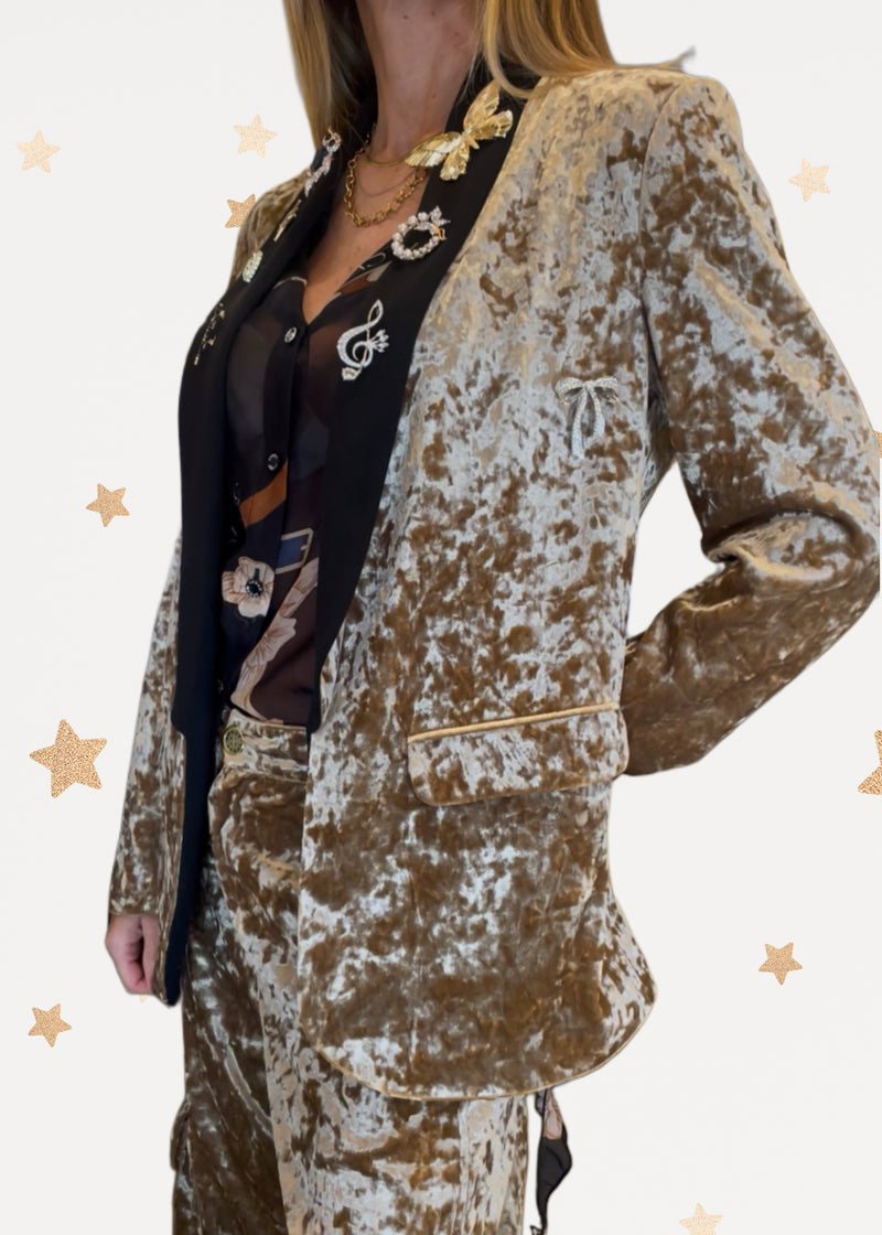 Velvet Chic Blazer