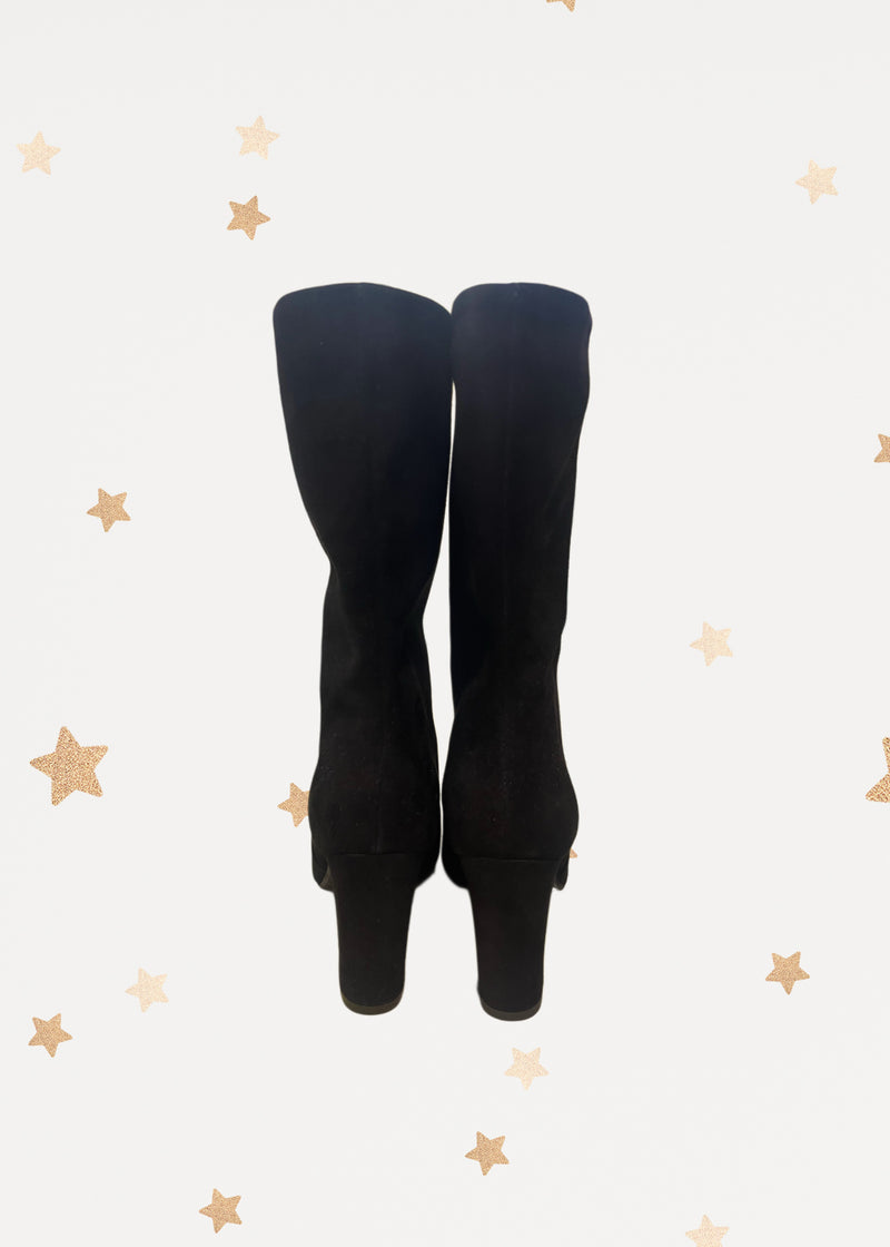 Black Suede Boots