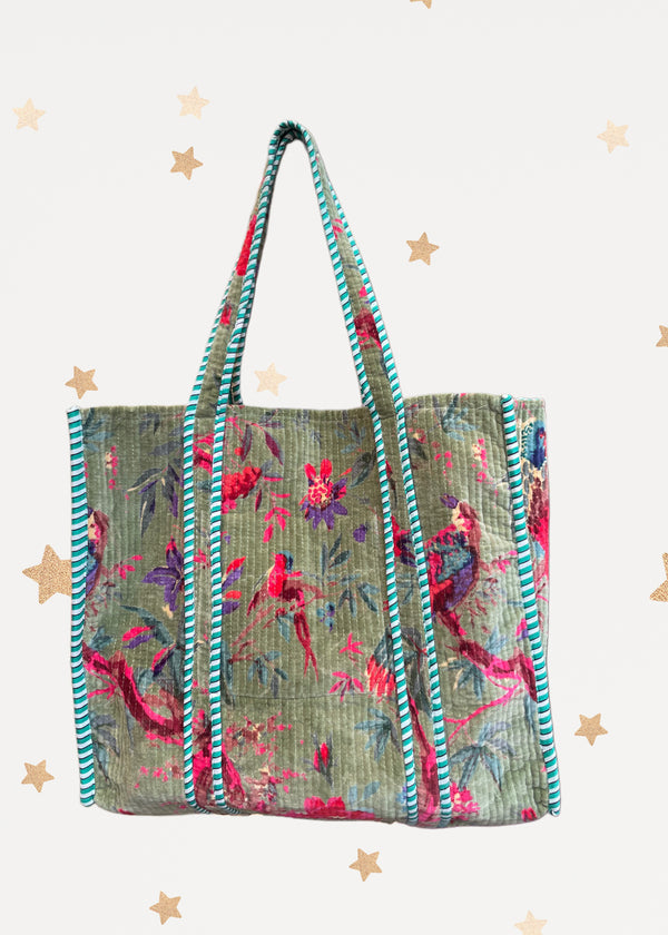 Velvet Tote Bag