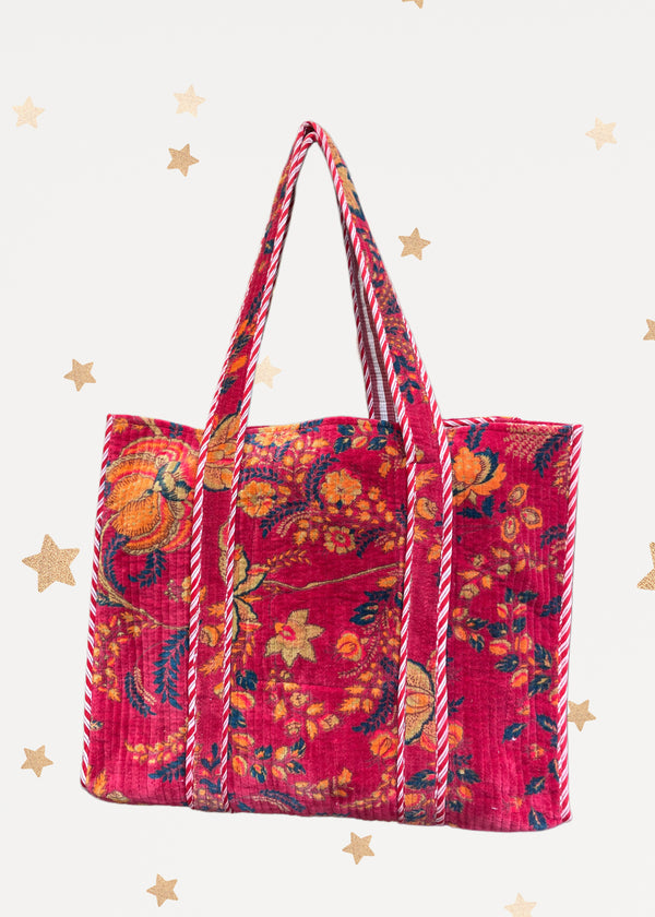 Velvet Tote Bag