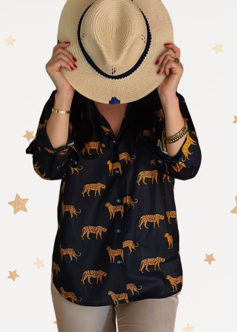 Leopard Cotton Shirt
