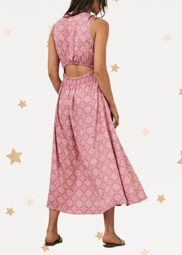 Mandala Cut Out Dress