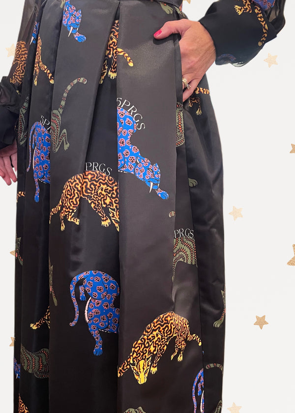 Tiger Black Skirt